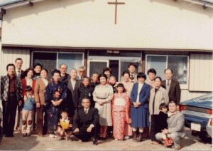 1980年新年礼拝後